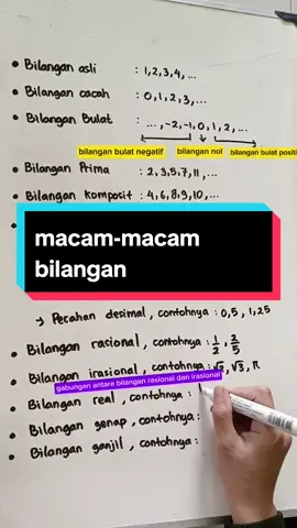 Macam-macam bilangan  #macammacambilangan #jenisjenisbilangan #bilanganbulat #bilanganasli #bilangancacah #bilanganprima #bilangankomposit #bilanganreal #bilanganrasional #bilanganirasional #bilanganpecahan #bilanganpecahansejati #pecahantidaksejati #pecahancampuran #bilanganjanjil #bilangangenap #bilangankomposit #math #matematika #belajarbareng #samasamabelajar #belajargratis #reelsfb #reelsfyp #reelsfviral #reels #fyp #matematika #matematikaasyk #matematikamudah #matematikadasar #trikhitung #hitungcepat  #belajaronline #nambahilmu #kontenbermanfaat #kontenpendidikan #kontenedukasi #belajaronline #bimbelonline #nambahilmu  #trikmatematika #trikjitumatematika #trikjagomatematika #trikmatematikaseru , #trickmatematika #trikcepatmatematika #trikmatematikacepat #trikmatematikadasar #trikmatematikamudah #matematikasd #matematikatk #trikbelajarmatematika #matematikasma #matematikasmk #matematikasmp #matematikaumum #soalmatematika #soalcpns #tipsmatematika #bimbelmatematika #belajarmatematika #trikmatematika #matematikasd #tekatekimatematika #matematikawajib #olimpiadematematika #lombamatematika #matematikaasyik #matematikatk #logikamatematika #matematikasma #matematika #pintarmatematika #matematikamudah #matematikadasar #matematikaasik #kursusmatematika #soalmatematika #matematikasmp #rumusmatematika #pendidikanmatematika #matematikamenyenangkan #lesmatematika #matematikaseru #gurumatematika #matematikaitumudah #matematikaindonesia 