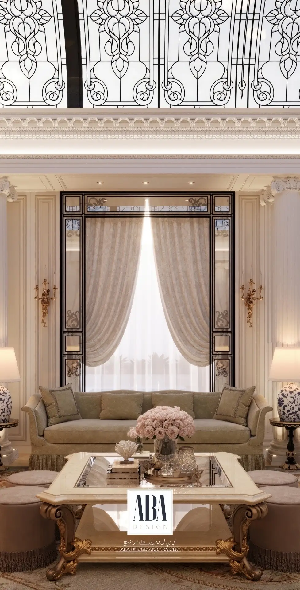 Experience royalty like never before under a stunning curved glass ceiling in our exquisitely designed Majlis. Inquire now! Let’s transform your space 📞 #majlis #uae #qatar #construction #build #interiordesign #interiordesigner #designer #design #interior #renovation #render #kuwait #saudi #luxury #luxurylife #elegant #rich #royal #royalty #mansion