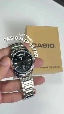 Đồ hồ đẹp nè #riviulv1 #unboxing #riview #LearnOnTikTok #xuhuong #đồnghồnam #casio #mtp1370d 