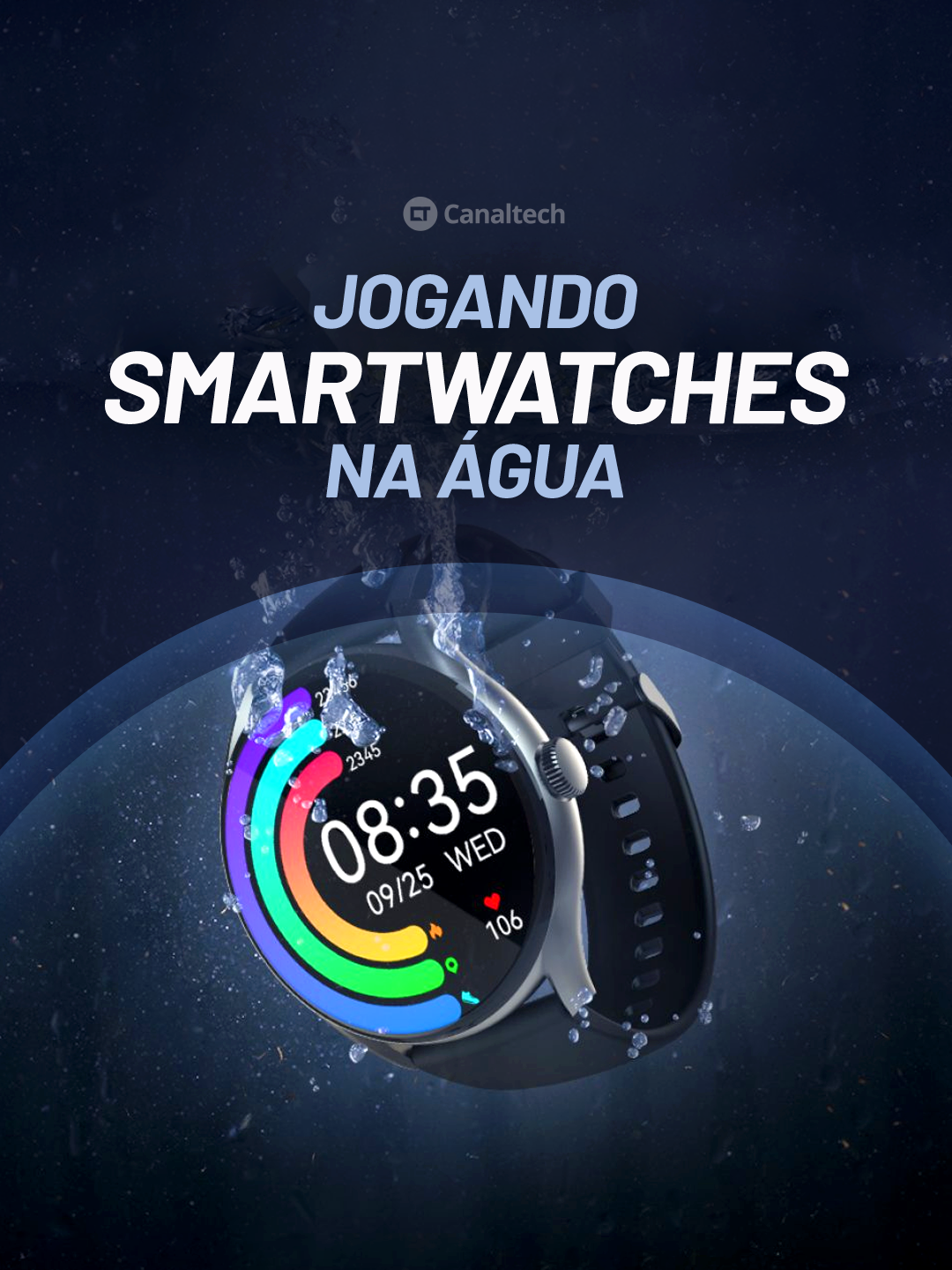 JOGANDO SMARTWATCHES NA ÁGUA  #canaltech #samsung #iphone #xiaomi #relogio