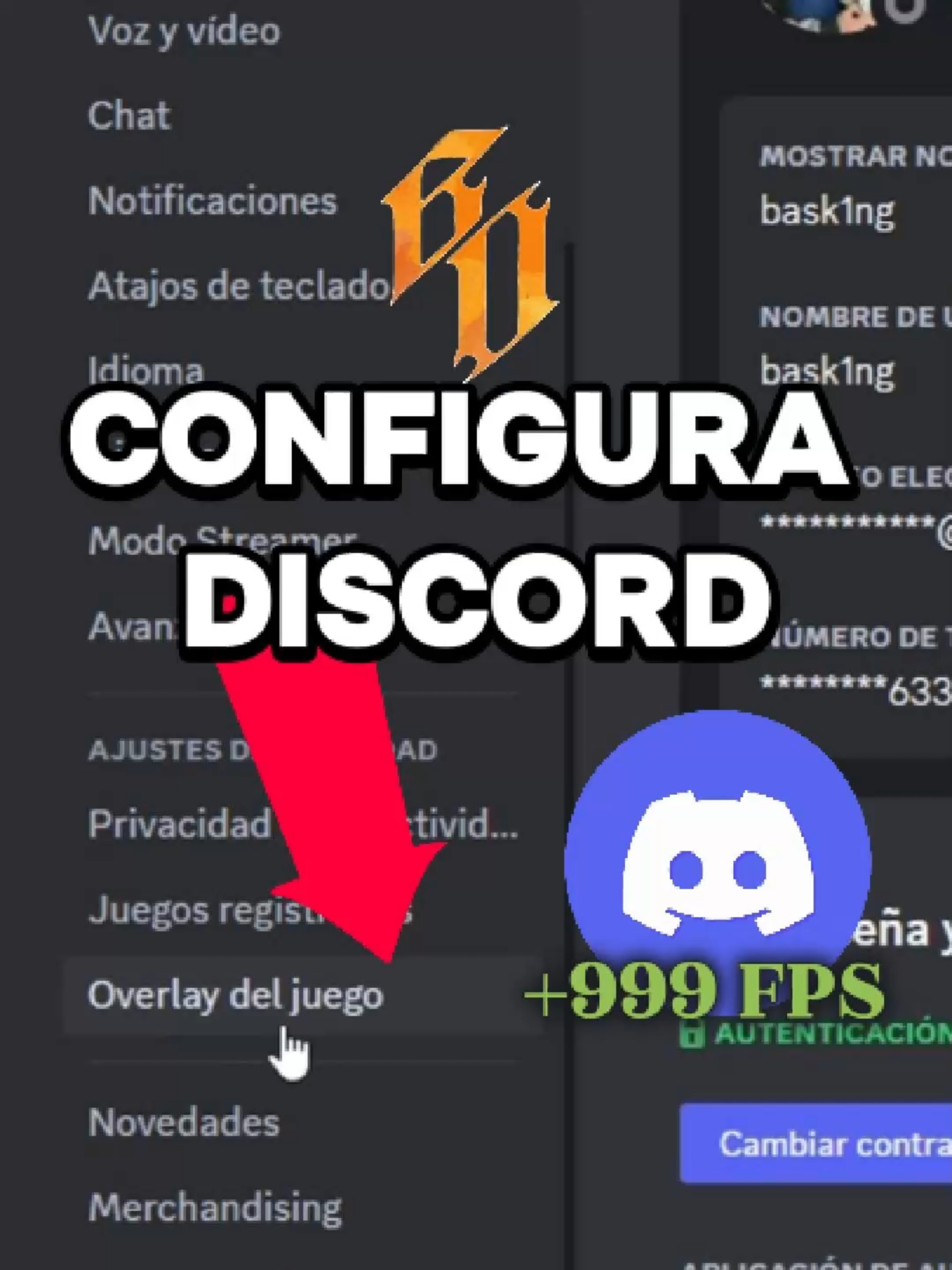 ¡CONFIGURA DISCORD PARA TENER MÁS FPS EN TUS JUEGOS! By BASK1NG LINK DE DISCORD: https://discord.gg/T3mbDEJuW8 o utiliza T3mbDEJuW8 OPTIMIZACIONES BARATAS AL DM!! ----------------------------------------------------------------------------------------- #discord #windows #fps #fpstips #Valorant #fortnite #obs #twitch #leagueoflegends #optimizacion #callofduty #discordmemes #discordpfps #fyp #foryou #foryoupage #likes #chile #perú #colombia #venezuela #pcgaming #gaming  #freefps #freefire #dem #gaming #games #juegos #gratis #youtube #valorantclips #valorantph #valorantchampions #basking #kick #laveladadelaño3 #optimizaciones #servicios #configurar #configuraciones  #tweaks #fotogramas