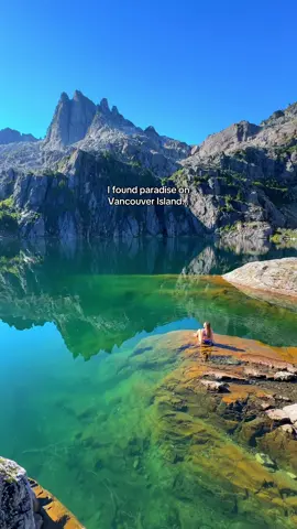 How is this place even real 🥹💙🦋 #vancouverisland #pnw #hikingadventures #britishcolumbia #adventuretravel 