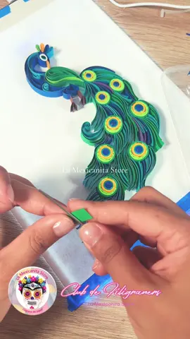 Taller en línea de #filigranadepapel con #lamexicanitastore  Todo para tus proyectos de filigrana de papel lo encuentras en La Mexicanita Store. Envios a todo México.  . #pavoreal #papel #RetoFiligraners #clubdefiligraners 