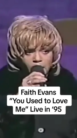 aith Evan’s performing “You Used to Love Me” live in New York City at the legendary Apollo in 1995. In the summer of ‘95, Faith made a memorable first impression with her debut single. The single was initially meant for her label mates Total’s self-titled album but was ultimately reclaimed by Faith after it was revealed that some of the written lyrics were inspired by an argument between her and then-husband, the Notorious BIG. Faith’s self-titled debut album released on August 29, 1995, and also included another beloved classic, “Soon As I Get Home.” 📹: Bee Gordon on YouTube #FaithEvans #liveperformance #theapollo #rnb #rnbmusic #90s #90sthrowback #90smusic #apollo 