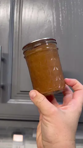Apple Cider Apple Butter! Is it still 100 degrees outside? Yes. But hey! I am manifesting fall weather!! #applebutter #appleciderapplebutter #applecider #apples #falliscoming #canning #canningapplebutter #canningrecipe #ballcanning #ballcanningbook #homemadeapplebutter #homemadekitchen #homemadehome #mom #sahm 