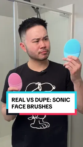 Let’s find out if the original sonic face brush or its dupe is the better buy 🕵🏻‍♂️ #sudscrub #sonicfacebrush #facewash #LaborDay
