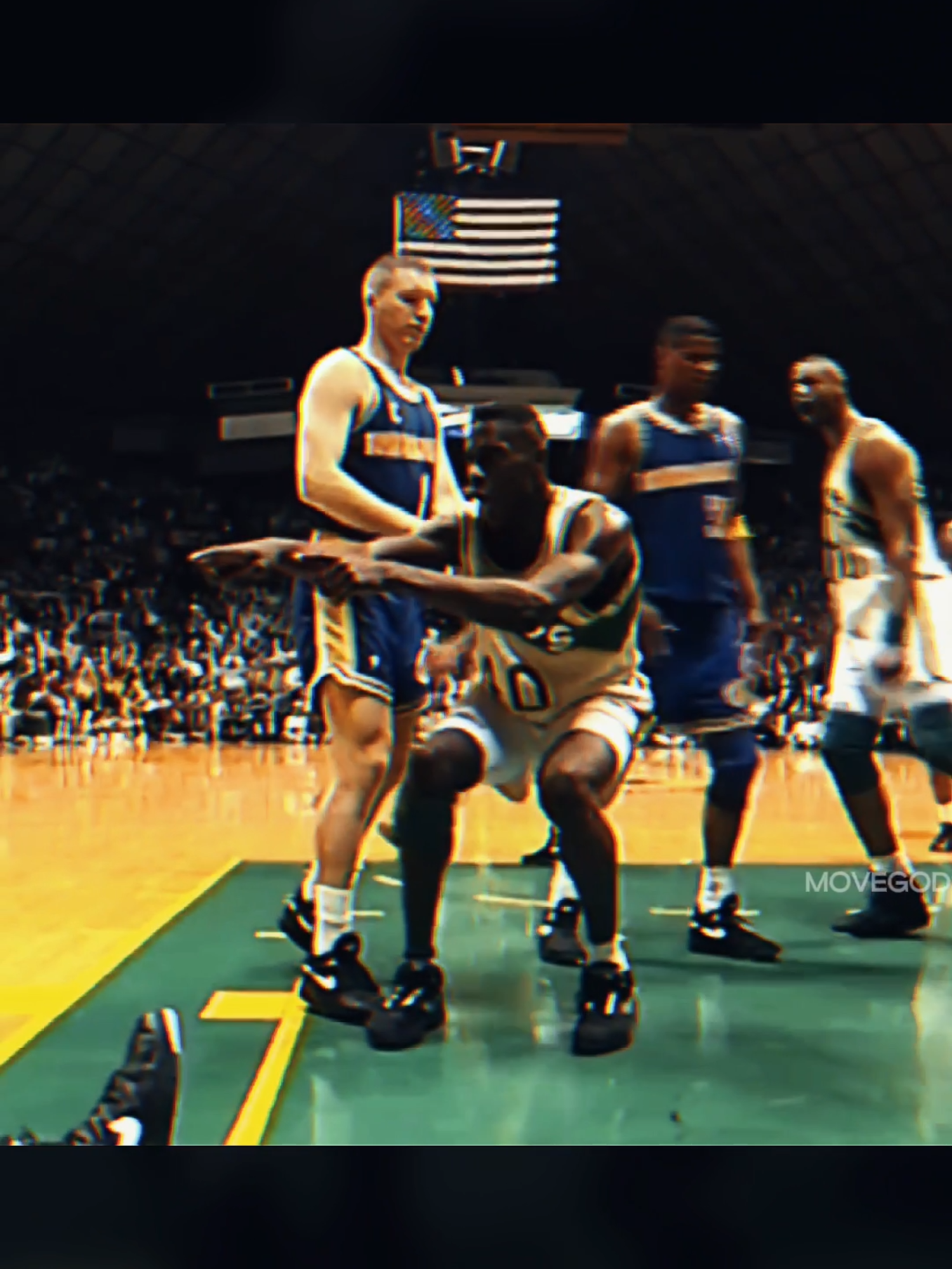 Shawn Kemp's Most DISRESPECTFUL Dunks 😡😤🔥 #shawnkemp #shawnkemps #angrydunk #nbadunk