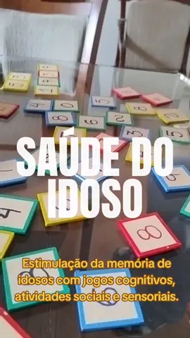 Estimulando a memória dos idosos com jogos cognitivos, atividades sociais e sensoriais. #saudedoidoso #jogos #sensorial #cognição #idosos #saudemental #alzheimer 