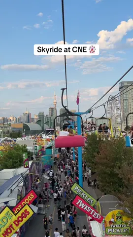 What’s your favourite ride at CNE? Mine is definitely the skyride!  #cne #cne2024 #toronto #torontoviews #skyride #skyridecne #cntower #todotoronto @Canadian National Exhibition 