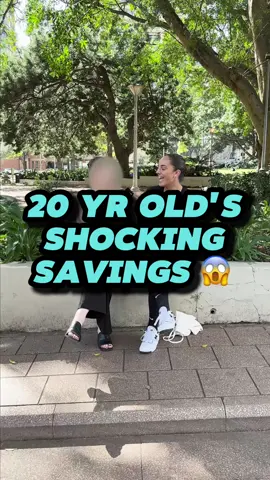 Savings at 20 😱💰 #streetinterview #interview #savings #australia #property #sydney #money #agevssavings