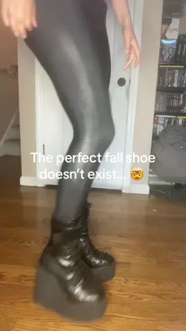 The perfect fall shoe doesn’t exist… until now! #boots #platforms #fallfashiontrends #cuteshoes #shoecollection #tiktokshop #dollskill #trendingboots #fyp 