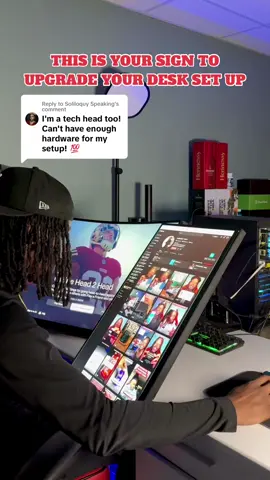 Replying to @Soliloquy Speaking @HUANUO DUAL MONITOR SETUP - Floating Monitors!🖥️🖥️  #DeskSetUp #GamingSetup #Ideas #Aesthetic #HomeOffice #WorkFromHome #fypシ゚viral  #MonitorLayout #BestMonitorLayout 