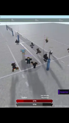 What a spike!  #fyp #roblox #volleyball #untitledvolleyball #untitledvolleyballleague  #viral #anime #haikyuu 
