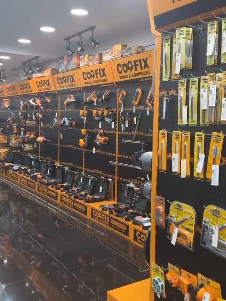 We visited the #COOFIX agent store, where some items, even the demo units on the shelf, have been sold.#coofixtools #onestopsolution #powertools #handtools