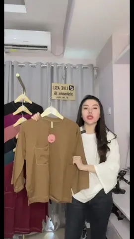 Atasan Wanita Kaos Lengan Panjang Syifa Hijab Oversize Kantong Premium Korean Style Casual Katun Combed Baju Top Nyaman Polos #Kaos #Bajukekinian #bahannyaman #Bajubaru #Bajuviral #nyamandipakek #Fyp #🥰 
