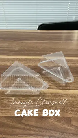 Triangle Slice Clamshell Cake Box ❤️🍰✨ #Cakebox #ClamshellBox #Slicecake #clamshellcontainer #clamshell #ClearPackaging #foodpackagingideas #packagingideas #clearpackaging #clamshells #fyp #pastrybox #pastrylover #PPS #PpsPH #PPSPH #foryou #foryourpage #fypp 