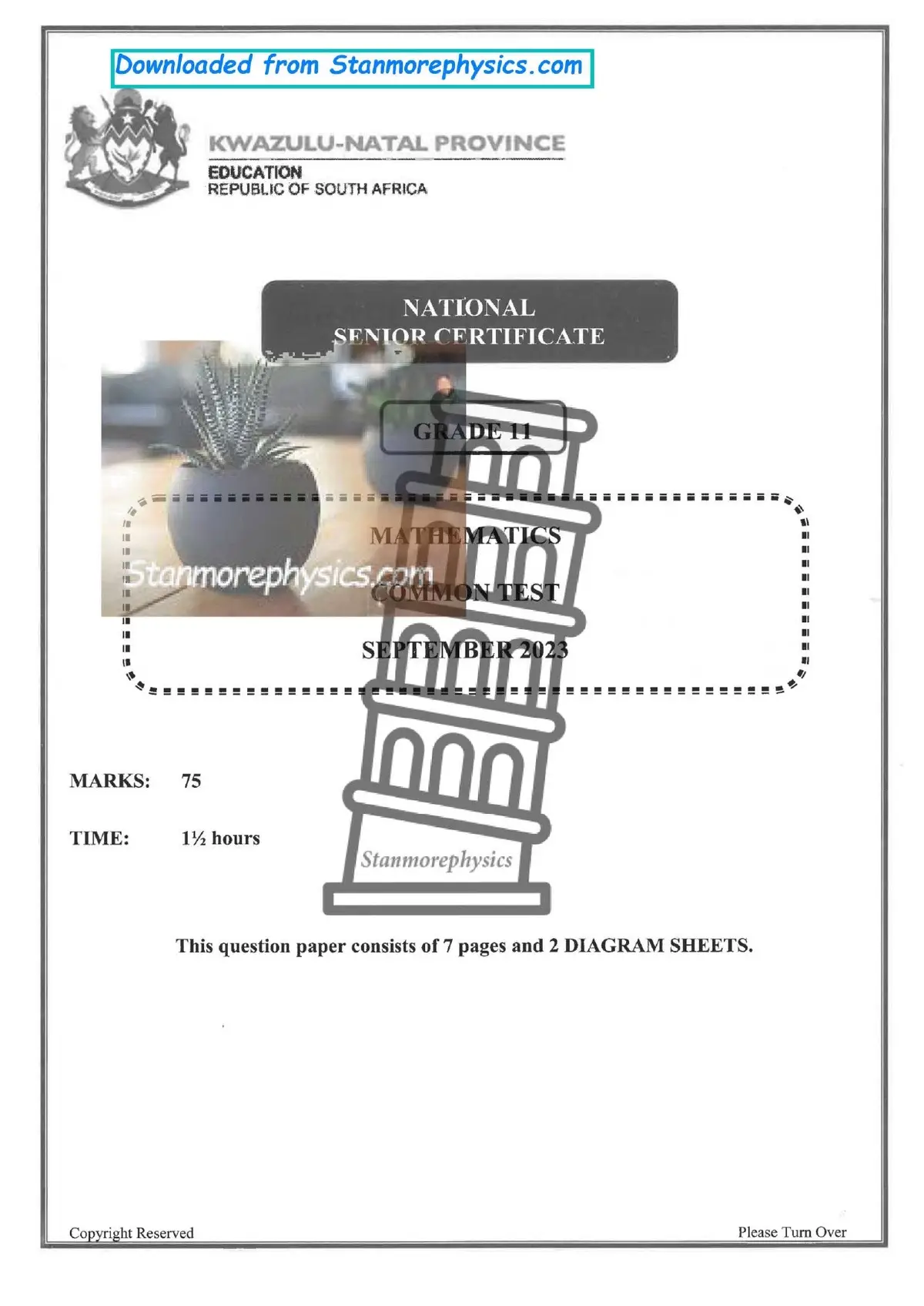 Grade 11 2023 September Test. #grade11maths #grade12exam #grade11exams #SAMA28 #mathematics #STEM 