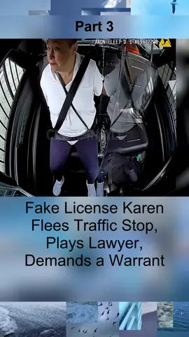 Fake License Karen Flees Traffic Stop, Plays Lawyer, Demands a Warrant - Part 3