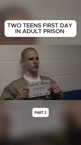 Two Teens First Day in Adult Prison Part 2 #inmate #jail #prison