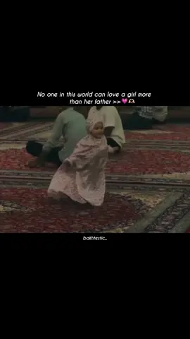 Father's Love 💗  #bakhtestic_ #foryou #viral #fatherdaughter #fatherson #fatherslove #baap_beti_love 