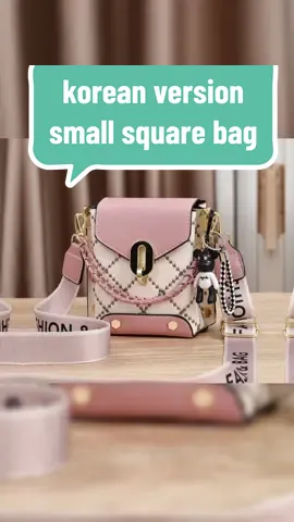 #bag #squarebag #koreanversion #slingbag #smallbag #ffyp #fyp #trending 