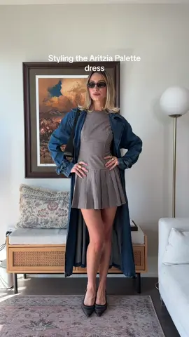 The perfect fall mini dress 😭🤎🍂 @Aritzia #falloutfitinspo #OOTD #outfitinspo 