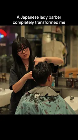 Transformed by the hands of a Japanese lady barber—renewed, refreshed, reborn If you want help with the reservation, DM us on Instagram #asmr #barber #femalebarber #longervideos #japanesebarber #asmrsounds #ladybarber #massage 