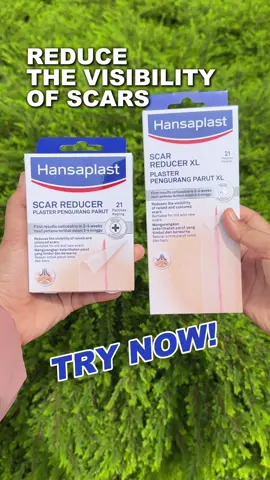 Dealing with a keloid scar that's been bothering you? We know how frustrating it can be. But don't worry, Hansaplast Scar Reducer is here to help you regain your confidence, whether the scar is new or old. Why Hansaplast Scar Reducer: 💙Triple Effect: 𝐅𝐥𝐚𝐭𝐭𝐞𝐧𝐬, 𝐒𝐨𝐟𝐭𝐞𝐧𝐬, 𝐚𝐧𝐝 𝐋𝐢𝐠𝐡𝐭𝐞𝐧𝐬: Reduces scar visibility, making them smoother and lighter. 💙𝐖𝐨𝐫𝐤𝐬 𝐨𝐧 𝐍𝐞𝐰 𝐚𝐧𝐝 𝐎𝐥𝐝 𝐒𝐜𝐚𝐫𝐬: Clinical studies have shown that this product works for new and old scars especially raised and red scars; and can be used on the face and body.  💙*Clinically Proven: Clinical studies have shown positive results after 8 weeks of consecutive use of at least 12 hours a day. 💙Suitable for All Skin Types: The patch material is water resistant, flexible, breathable for high wearing comfort.  💙 Easy to Use: Just simply apply the patch over the scarred area and change daily, making it convenient for people with busy lifestyles. For smaller scars, patches can be cut to the desired size.  Try it today and embrace smoother, more confident skin! #HansaplastMY #ScarReducer #CleanseProtectHeal #WeveGotYouCovered