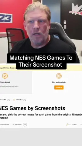 Matching NES games to their screengrab 