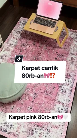 Karpet pink cantik, bikin kamar makin aesthetic cuman 80rb-an ⁉️#karpetturki #karpetpolyester #kamaraesthetic #KarpetMotifPinkTiktokShop #karpetpink 