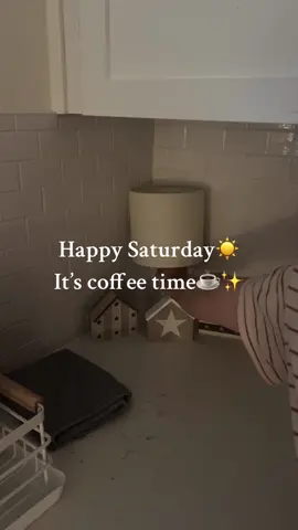 Happy Saturday☀️ Its coffee time☕️✨ #coffeeathome#happysaturday