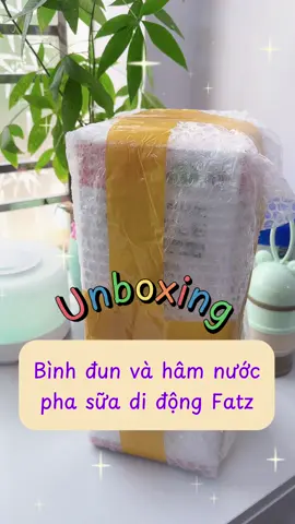 Unboxing bình đun và hâm nước pha sữa nhà Fatz Baby! Về kịp ngày đi chơi lễ. 10 điểm ko có Nhưng😁 #mecafe #unboxing #binhdunnuocphasua #fatzbaby #minismart3 #mecoca_thuthachthang8 