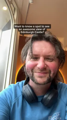 Want to know a cool spot to view Edinburgh Castle? Just head upstairs in Starbucks on Princes Street. An awesome thing to do in Edinburgh forst thing ☕️ ##visitscotland##Scotland##tiktokscotland##scotlandiscalling##scottishtiktok##edinburghcastle