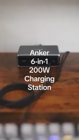 Anker 200W 6-in-1 Charging Station ⚡️🔋 ##gadgets##charger##cable##usbc##Tech##iphone15##techtok##chargingstation##anker@@AnkershopUS@@AnkerOfficial##futvollo