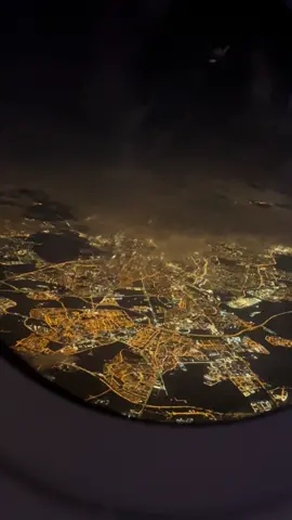Mardrid, Spain🇪🇸🌃 #spain #plane #night