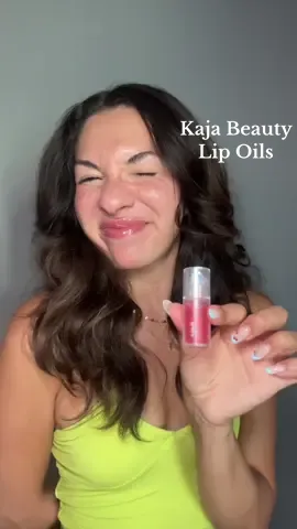 Which one is your favorite? 💗@Kaja Beauty #lipoil #lipswatch #lipgloss #lippies #kajabeauty 