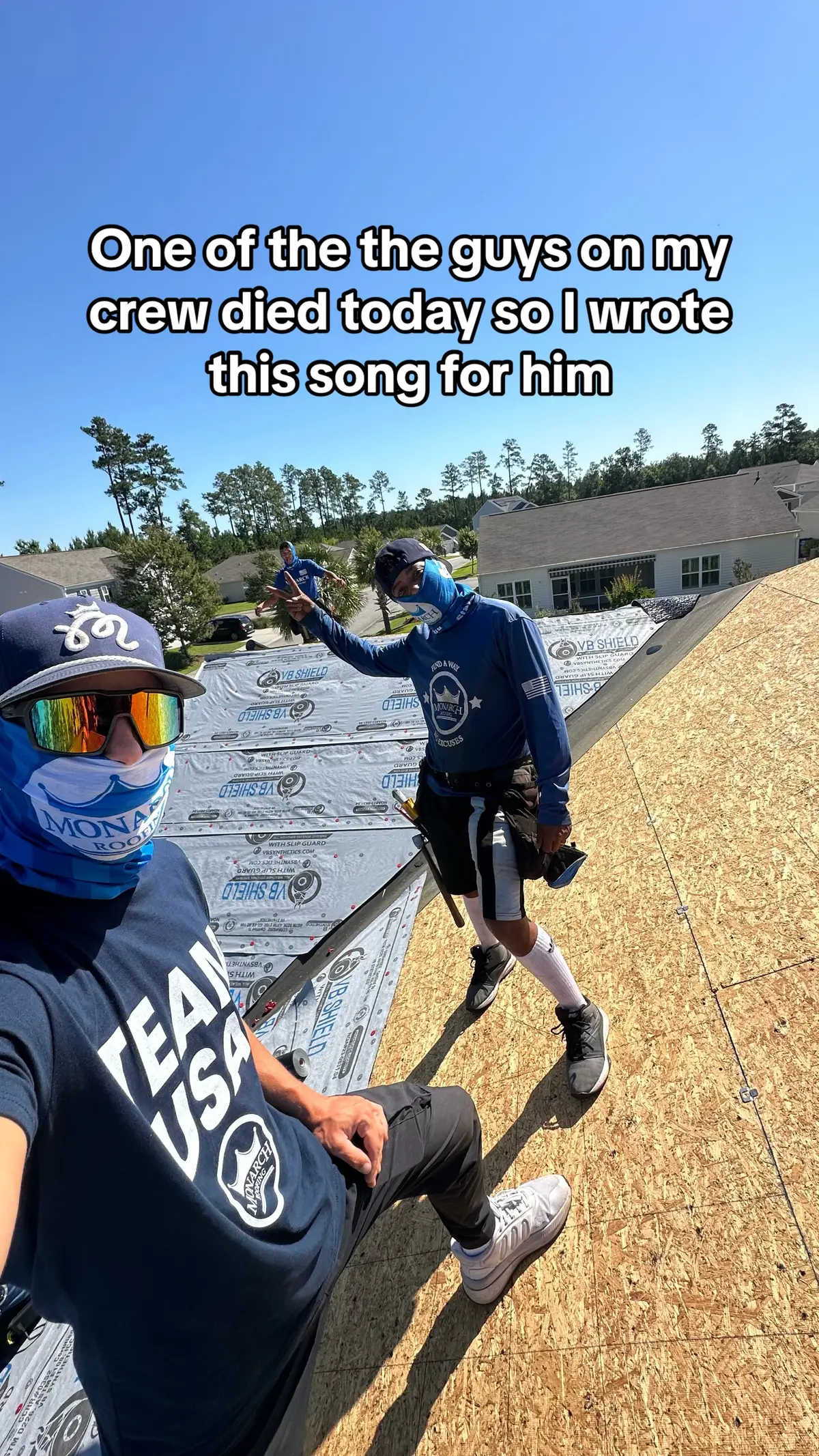 Nobody can weave valleys like he does 😢💔 no Hondurans were harmed in the making of this tiktok #roofing #fordtrucks