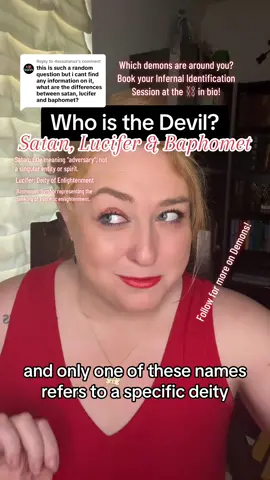 Replying to @4vesatanas Satan, Lucifer, Baphomet: Who is the devil? What’s the difference between Satan, Lucifer, and Baphomet? The difference between Satan, Lucifer, and the Baphomet is easy to understand: Satan means “adversary”. The name of Satan is the title for anyone or anytjing acting as an adversary to Yahweh (the abrahammic god). Many different demons assume to role of satan. How is Satan different from Lucifer? Lucifer is a deity if enlightenment. The name Lucifer means light-bringer. Some demonolaters and Luciferians believe Lucifer is a fallen angel, or Lucifer is the god Enki, or Lucifer is the god Phosphorous. Lucifer is the name used to the deity. Lucifer can play the role of Satan, but doesn’t always. Is the Baphomet the same as Satan? Baphomet is a symbol for seeking esoteric enlightenment and unity. The name Baphomet began as a mistranslation or a reference in letters from the Knights Templar. Who is Baphomet? Baphomet is not an entity. Like Satan, Baphomet is a role that can be assumed by many different entities. Baphomet is a symbol of uniting duality. Baphomet is not only for satanists. Satanists use Baphomet because it is not a deity. Satan, Lucifer, and Baphomet are three devilish names that all refer to distinct ideas and identities of the devil. #satan #lucifer #baphomet 