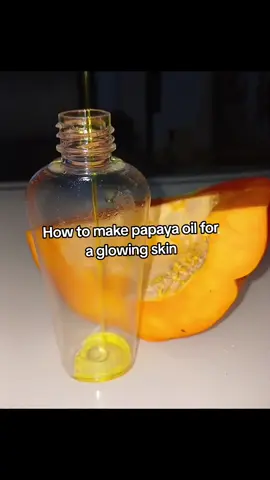 Papaya oil for a glowing skin