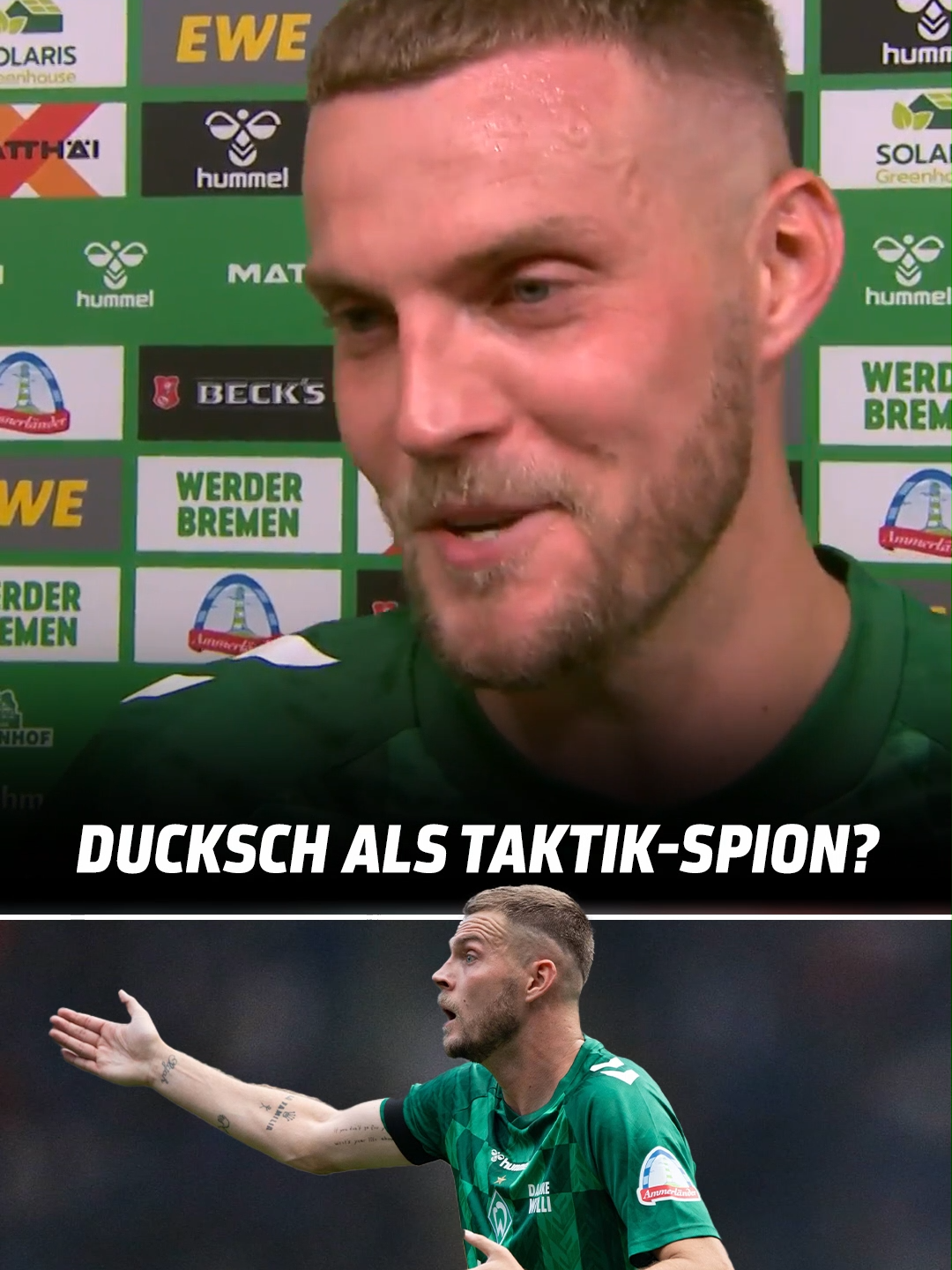 Habt ihr die Szene bemerkt? 😅 #sport1news #sport1 #bundesliga #werderbremen #bvb #dortmund #werder #ducksch