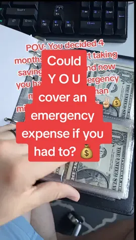 I'm legit shocked how fast these dollars added up. #100envelopechallenge #savingmoney #financialliteracy #emergencyfund 