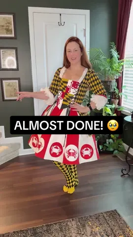 Well now the tights just seem obnoxious 😂 I’m extra…but I think I’ll do black tights for this instead 🤔 All I have left now is the hat and jester collar #marylandtiktok #marylandbluecrabs #marylandrenaissancefestival #mdrf #mdrenfaire #mdrennfest #renfaire #renfest #renfairetiktok #renfaireoutfit #renfair #renaissancefestival #renaissancefaire #renaissancefair 