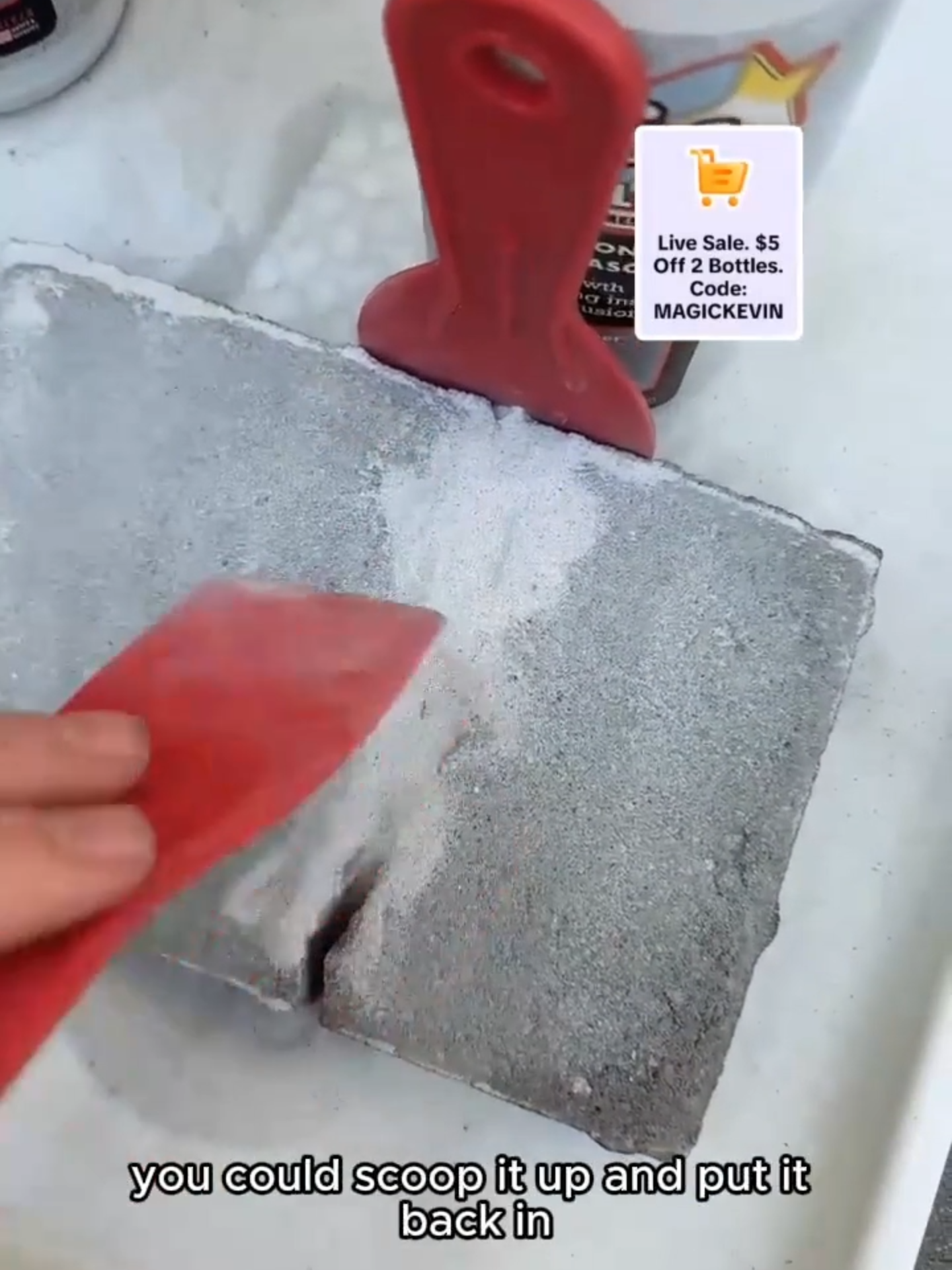 Thanks for stopping by my LIVE stream. DIY Home Concrete Crack Repairs. Use code MAGICKEVIN for $5 for two bottles or more. Click the orange/yellow shopping cart botton below. #diy #diyhome #diyhomeimprovement #concreterepair