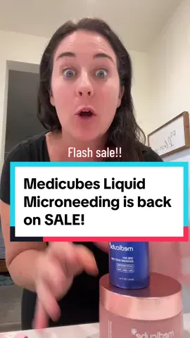 Medicube Microneedling in a Bottle and Collagen Jelly back On SALE!! #medicube #microneedlingtherapy #microneedlinginabottle #collagen #flashsale #skincare 