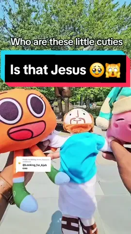 Replying to @hiding_from_chance  Make sure you share this with a friend 🧡  #jesuslovesyou #plushie #park #fyp 