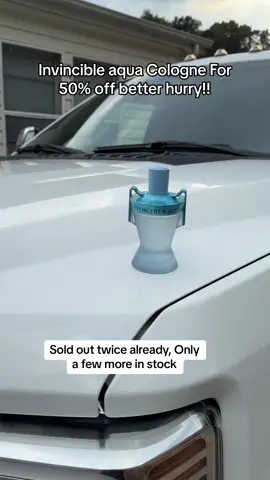 Invincible cologne is 50% off and keeps saleing out better hurry!! 🔥 #cologne #fragrance #scent  #invincible  #TikTokMadeMeBuylt #tiktokmarketplace  #TikTokShop 