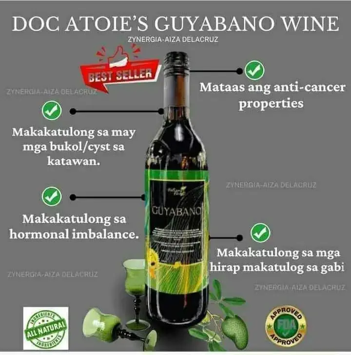 Guyabano wine 🍷  Zynergia Product #HealthForumWithDocAtoie #fypage #liver #zynergiahealthandwellness #zynergiaproducts #docatoiearboleda ##zynergia #docatoiearboleda #wellnesstips #uricacid 