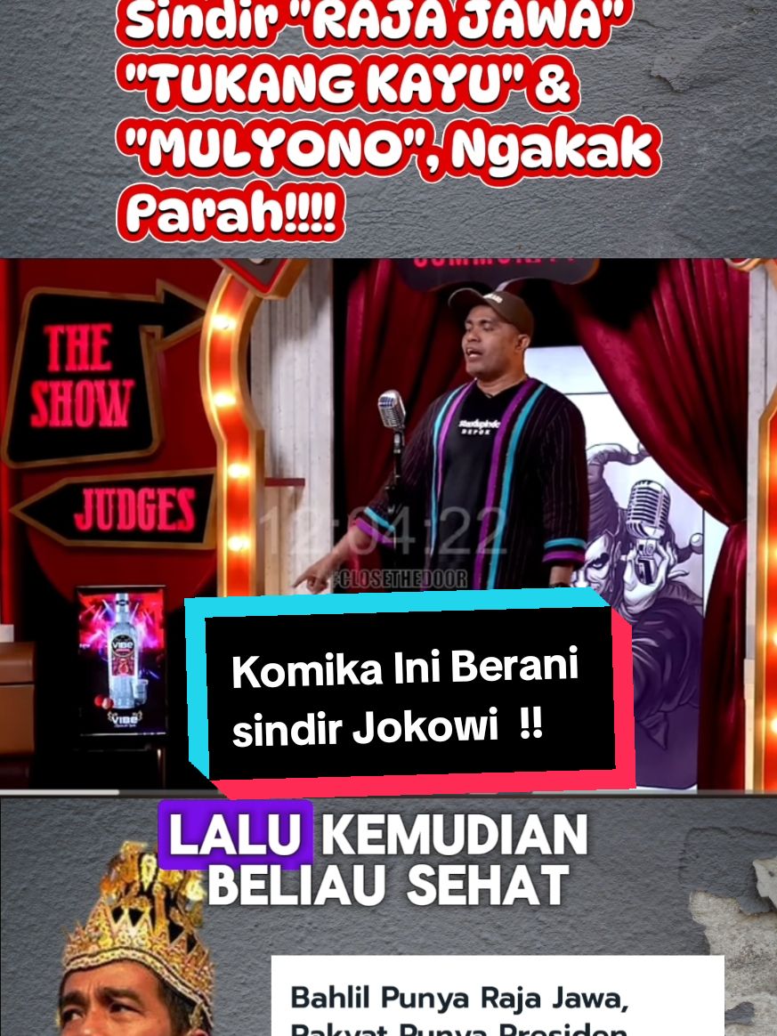 Ngakak, Komika ini sindir jokowi  #fyp #indonesia #rajajawa #jokowi 