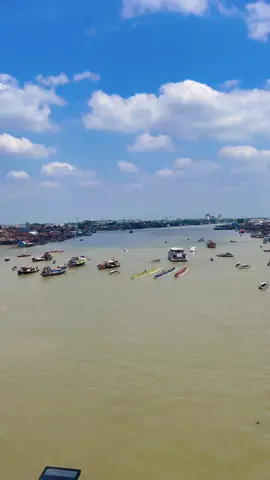 Simpen dsni aja vdio asli no cut🫶brpuluh thun tinggal d palembang, ini kali prtma nnton bidar eh mlah fyp❤️ #perahubidarpalembang #fyp #palembang #wongkitogalo 