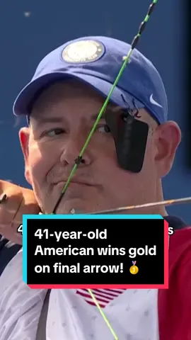 THAT GOLD MEDAL FEELING. 🥹 41-year-old American Jason Tabansky secured the Paralympic title on the final arrow in the men's individual W1. #ParisParalympics #paralympics #parasport #archery #teamusa #usa 